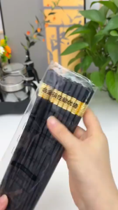 Combo 10 Đôi Đũa Kháng Khuẩn Mạ Vàng Đũa Nhựa Ăn Cơm Phong Cách Hàn Quốc Nhựa Đen Chống Trơn Chống Mốc Chịu Nhiệt