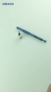 Sapphire Elbow Double Lancet Blade Ophthalmic Sapphire Keratome Blade Titanium Handle Ophthalmic  Instrument