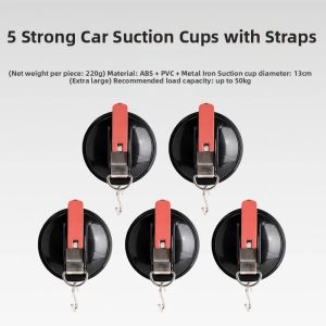 Strong Suction Car Roof Tent Hook