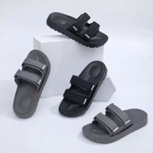 2025 SANDUGO Authentic Quality Summer mens thick-soled sandals: stylish comfortable cloud-like home & outdoor open-toe slippers