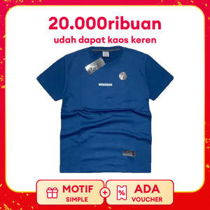4pcs 100ribu Kaos Pria Distro Tebal Katun 24s Kaos Pria dan Wanita Motif Simpel Size M L XL XXL 3XL