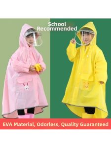  YYBAIO | Rain Resistant Full Body Thickened Children Raincoat Dual Brim