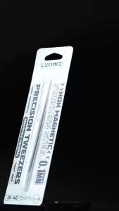 LUOWEI IS-40 Precision Tweezers Maintenance Elongated Ultra-fine Tip Design for iphone Android Phone Repair Tool