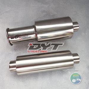 KNALPOT MOBIL SPOON DAN RESONATOR UNTUK MATIC MANUAL JAZZ/AVANZA/CAYLA/DATSUN/YARIS/AGYA/AYLA/CRV/DL
