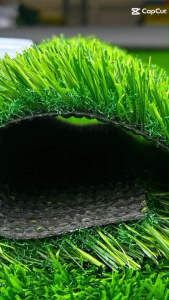 (หญ้าเทียม 3cm.ทอ18ฝีเข็ม ยกม้วน50ตรม.) หญ้าเทียม เกรดพรีเมี่ยม ทอแน่นหนานุ่ม ใช้งานกลางแจ้ง และที่ร่ม แต่งสวน ที่พัก รีสอร์ท โรงแรม ให้ดูสดชื่นสวยงาม