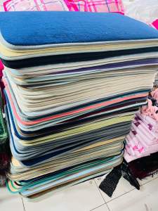 Memory Foam Bath Mat Non Slip Absorbent Super Cozy Velvet Bathroom Rug Carpet