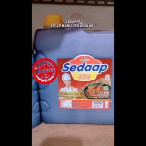Sedaap Kecap Manis Kemasan Jerigen 6 Kg - Kecap Manis Hitam 6000 Gram