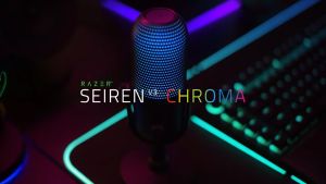 Razer Seiren V3 Chroma - RGB USB Microphone with Tap-to-Mute 雷蛇幻彩麦克风