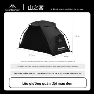 Mountainhiker | Lều Cắm Trại Đơn MOUNTAINHIKER Chất Liệu Oxford 190D Chống Thấm Nước Chống Mưa Dành Cho Dã Ngoại Cắm Trại Đi Bộ Đường Dài Du Lịch Sử Dụng Cho Người Lớn