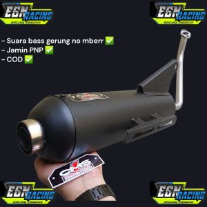 Knalpot COPY CMS Suara Bas Adem empuk Untuk Motor ALL Matic /ALL BEAT ALL SCOOPY ALL MIO ALL VARIO PCX FINO X-RIDE GENIO SPACY GEAR