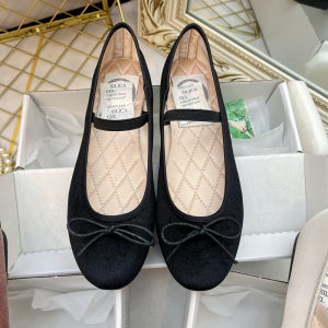 South Korea New Arrival ~ Flats Ballet Slipper Bows Mary Jane Retro Silk Soft Bottom Lightweight Student Girl Flats