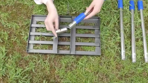 ESH เครื่องมือปรับระดับสนามหญ้า ใช้ปรับพื้นทรายและหญ้า ปรับระดับดินหรือพื้นผิวดินได้อย่างง่ายดาย สำหรับสวนและสนามกอล์ฟ