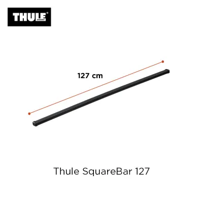 Thule SquareBar Evo Roof Bar Luggage Rack Car Top Carrier Accessories Steel Material for Vehicle Exterior Enhancement