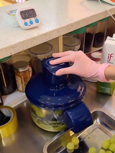 Automatic Electric Grape Peeler Fruit Prep Made Easy –Hands-Free Skin Remover  Time-Saving Rechargeable Fruits Peeling Machine Home Use