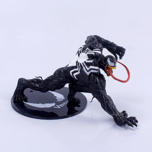 4.7in PVC Venom Edward Brock Figure Low Lying Assemblable Statue Desktop Action Figure Ornament
