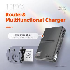 AC200 - 265V DC1018L UPS 5V 9V 12V Router Optical Cat Monitor Backup Uninterruptible No Battery DC Power Supply Charger Phone