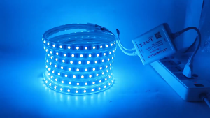 VCmall LED Strip Light Waterproof RGB Remote Control SMD5050 Smart Bluetooth Phone APP Change Color Sync Music Timed Flexible Light For Home Outdoor Decoration