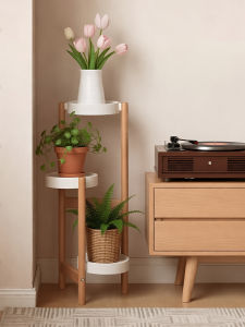 SAMEDREAM | Solid Wood Multi-Layer Plant Stand