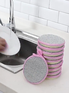 【BUY 10 TAKE 10】10pcs/20pcs Double Side Dishwashing Sponge Pan Pot Dish Wash Sponges Household Cleaning Tools Kitchen Tableware Dish Washing Brush