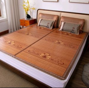 [GIÁ SỐC] Chiếu Tre Tăm Tây Bắc/Chiếu Long Phụng/ Chiếu Trúc Vân Gỗ in 3D/ Chiếu Tăm Tre Vân Gỗ Gấp Đôi Chiếu Tre VN Xuất Khẩu Dày -Thoáng Khí - An Toàn Chiếu Loại 1 Chiếu Lông Phụng Gấp Đôi _ Nemtot Bedding