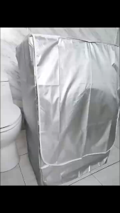 Front Loading Anti Corrosion Waterproof Home Dryer Protectors Oxford Cloth Protection Dust Proof Durable Protable Solid Zipper Design Washing Machine Cover