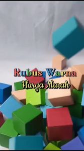 Balok Kubus Warna Terlengkap: Mainan Kayu Edukasi Anak