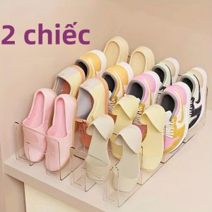 Hộp Đựng Giày Nhựa 4 Ngăn Dành Cho Giày Dép Trẻ Em Ký Túc Xá Sinh Viên Tiết Kiệm Không Gian Giá Để Giày Cho Nhà Cửa