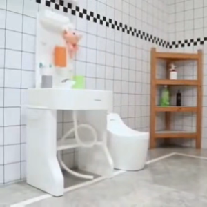 Portable Sink - Hand Wash Basin / Baby Toddler Kearly Training Learning Washbasin / Movable childrens smart washbasin
