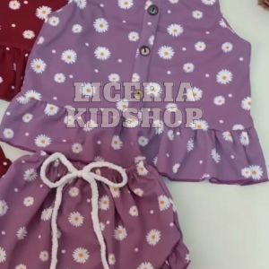 LICERIA - SET ANAK TERBARU / Setelan Anak Luna / SETELAN ANAK DOMIVI DAISY / Setelan Anak Perempuan Motif Daisy TERPOPULER