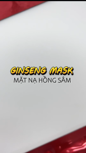 COMBO MẶT NẠ HỒNG SÂM XOÁ NHĂN- NGĂN NGỪA LÃO HOÁ DA HÀN QUỐC - HONGCOMESTIC