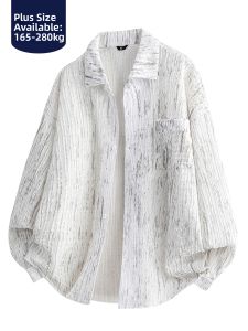 BINHANG | Elegant Style Summer Long Sleeve Shirt for Large Men