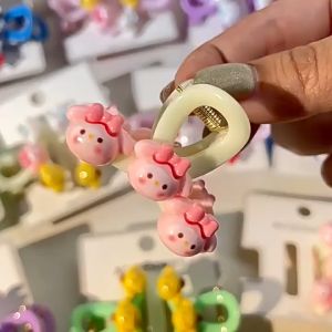 Jepit Rambut Anak Fashion 2pcs Karakter Kartun Sepasang Hair Klip Lucu Jepit Rambut Kartun Aksesori Rambut Mini Manis