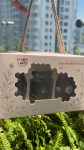 Honeyland Set Quà Tặng Mật Ong Trung Thu - Combo 3 Hũ Mật Ong Nguyên Chất 110g