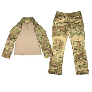 G3 Tactical Suit Combat Uniform Army Training Suit Outdoor Sports Hunting Breathable and Wear Resistant Special Workwear Sets