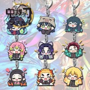 Bandai | Móc Khóa Anime Diệt Quỷ Kimetsu No Yaiba Tanjiro Nezuko Mitsuri Móc Treo Túi Dây Đeo Điện Thoại Mặt Dây Chuyền Dễ Thương ACG Dành Cho Người Hâm Mộ.