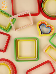 Mold Baking Tool Geometric Basic Style Cookie Cutter round Edge Flower Pattern Icing Baking Accessories Kitchen Tools