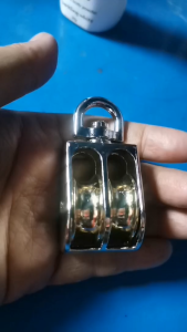 Ycaruz Lifting Supply Pulley Gold Single and Double Wheel 10-150kg Capacity Pulley Block Swivel Eye Pulley