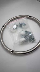 1.5 inch wheel Gas Tank Holder with wheels landege Propane Cylinder Base Propane Tank Stand Dolly Ga