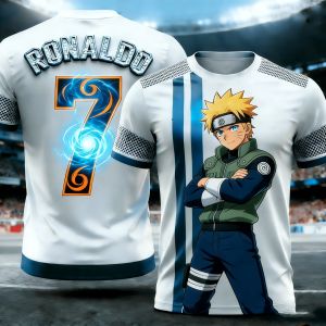 Bandai | The 2026 New Edition of "New Naruto: Uzzomari" Football T-shirt No. 7 Football T-shirt Limited Edition Fan Exclusive Jersey Top