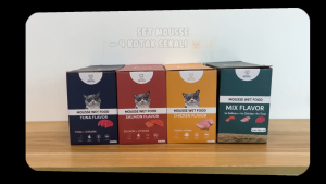 Paws&Tails Cat Mousse Wet Food  Pouch Broth in Chicken/ Tuna/Salmon (70g x 18 Packs)
