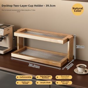 Aesthetic Acrylic Multi-layer Cup Holder
