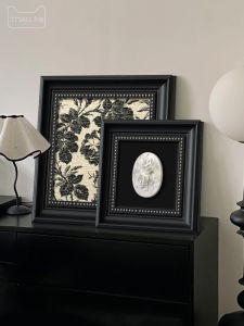 Valentines Day Gift 3D Rose Flower Relief Decorative Painting Tabletop Display for Boyfriend Girlfriend Modern Home Decor