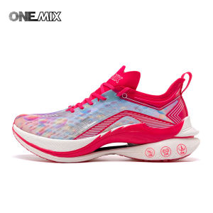 ONEMIX | ONEMIX Carbon Plate Marathon Running Racing Shoes Professional Stable Support Shock-relief Ultra-light Rebound Sneakers