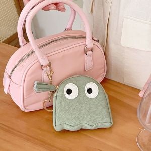 Túi Đựng Tiền Xu Mini Dễ Thương Phong Cách Hoạt Hình Có Khóa Kéo Túi Đựng Chìa Khóa Túi Đựng Tiền Xu Mềm PU Cho Nữ Mùa Hè