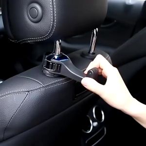 Móc treo đồ trên xe ô tô chiếc móc kẹp giữ treo đồ sau ghế ô tô móc treo đồ oto xe hơi đa năng móc sau ghế ôtô có giá đỡ điện thoại phụ kiện đồ chơi ô tô xe hơi tiện dụng