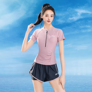 XTEP | Modest Two-piece Swimwear Tummy-control Slimming Swimsuit