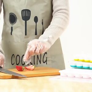 Khay Đá Silicone 14 Ô Có Nắp Đậy Bảo Quản Chống Mùi Khuôn Làm Đá Dài Đáy Silicon Đổ Thạch Rau Câu Trữ Đồ Ăn Dặm Cho Bé