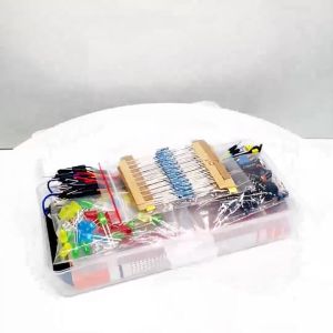 Resistor Capacitor Project Starter Kit For Arduino UNO R3 Kit  Project Starter Electronic DIY Electronic Component Set 830 Breadboard Set Power Module Jumper WiresPrecision Potentiometer Arduino-compatible Resistors Raspberry Pi Basic Starter Kit