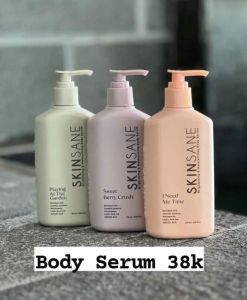 SKINSANE - Body Serum 250ml BPOM - Melembabkan Dan Mencerahkan Kulit - Body Serum Wangi Tahan lama