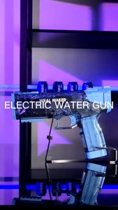 Electric Toy Water Gun: Large Capacity Ice Burst Water Gun & Summer Outdoor Pool Water Toys
